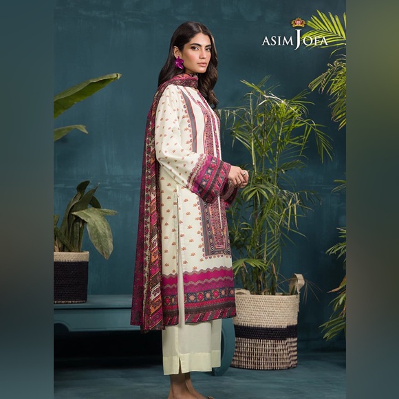 Pakistani Indian shalwar kameez women dress party wear stitched 3 piece - Picture 2 of 7